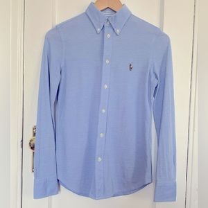 Ralph Lauren Knit Cotton Oxford Shirt